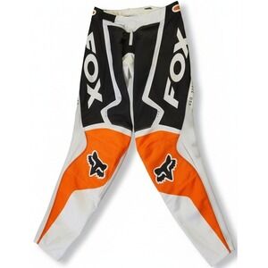 Fox Racing Motocross Motorsports 360 Dvide Black/Orange/White Pants Mens Sz 32